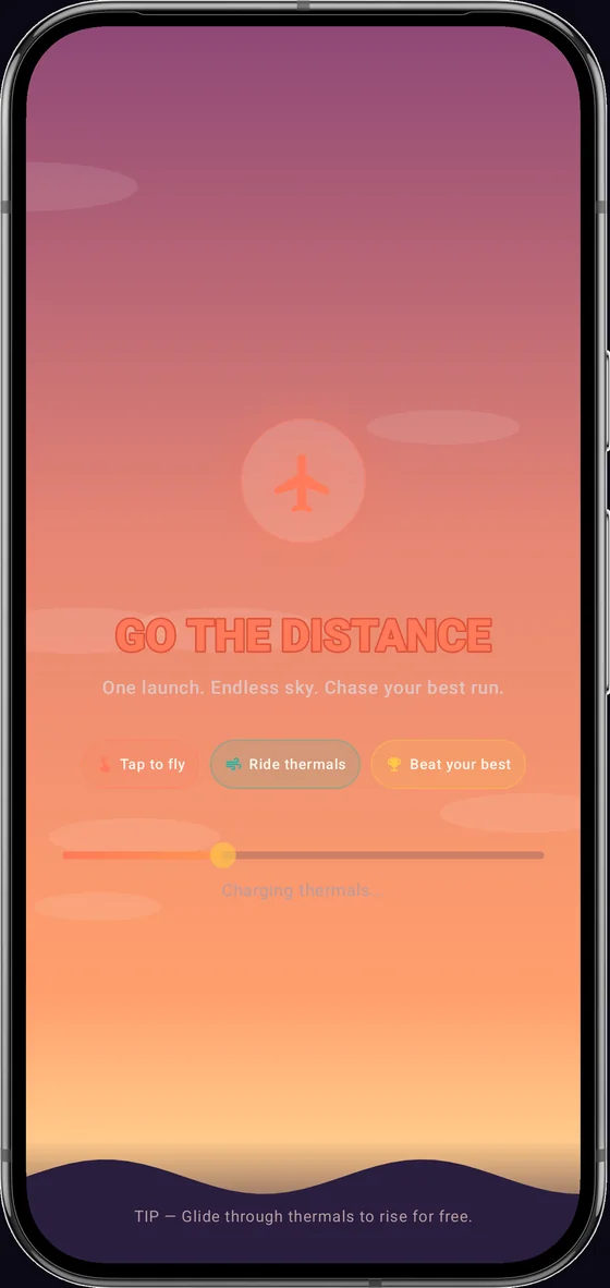 Tower Rush screen: Ready to launch